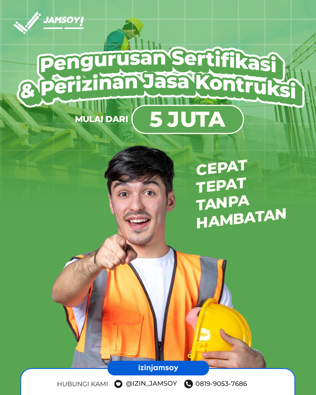 Pengurusan Sertifikasi dan Perizinan Jasa Konstruksi Mulai 5 Juta - Cepat Tanpa Hambatan